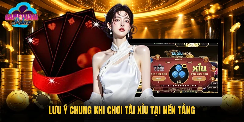 Lưu ý chung khi chơi tài xỉu tại nền tảng
